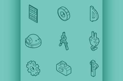 Engineering outline icons