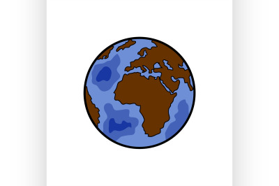 Color Sketch Earth