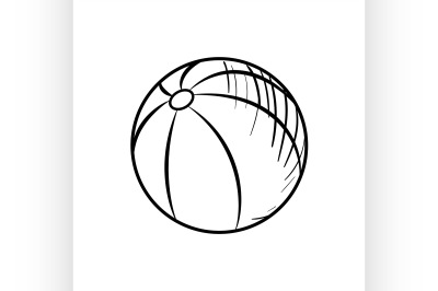 Sketch Baby Beach ball