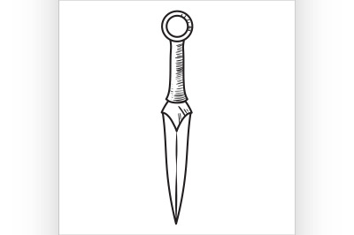 Sketch knife icon