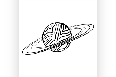 Sketch Saturn icon