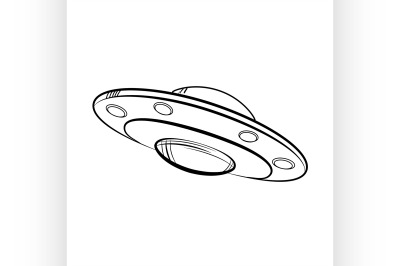 Sketch UFO icon