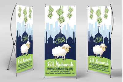 Eid Ul Azha Event Roll Up Standee Banner