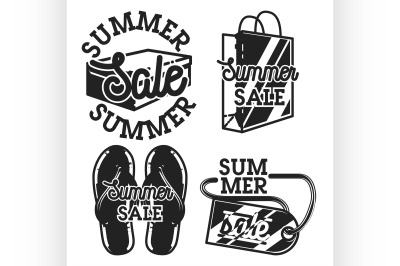 Vintage summer sale emblems