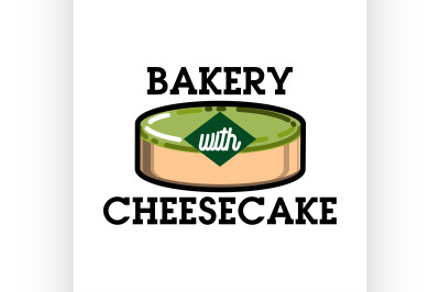 Color vintage bakery emblem