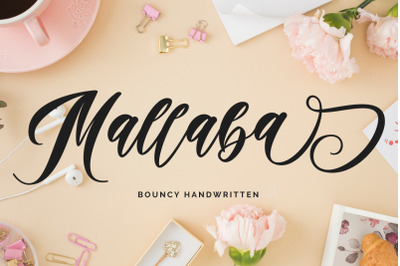 Mallaba - Bouncy Handwritten