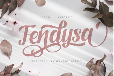 Fendysa - Romantic Calligraphy Script Font