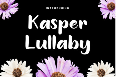 Kasper Lullaby - Handdrawn Font