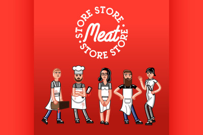 Meat store concept