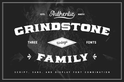 Grindstone Vintage Font Family