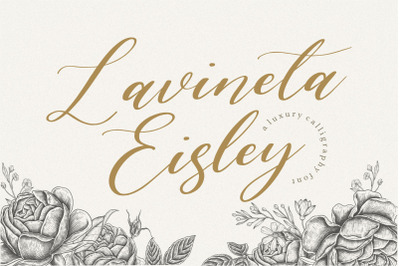 Lavineta Eisley Luxury Calligraphy Font