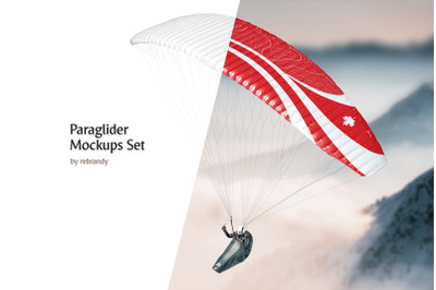 Paraglider Mockups Set