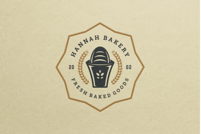 Bakery Label Vector Design Template