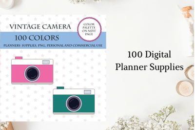 Camera retro clip art, Camera clipart, Photo clipart, Photography clipart