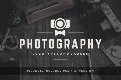 20 Photography logos and badges