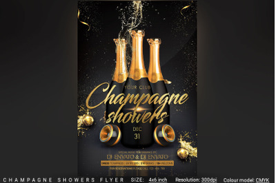 Champagne Showers Flyer