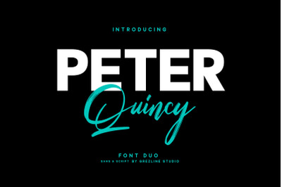 Peter Quincy - Font Duo