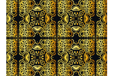 Pattern Gold Color Design