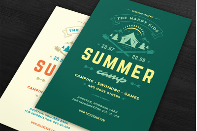 Kids Summer Camp Flyer Template