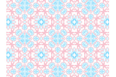 Pattern Abstract Pink and Blue Color