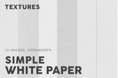 White Simple Paper Textures