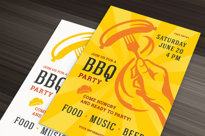 Barbecue Party Flyer Template