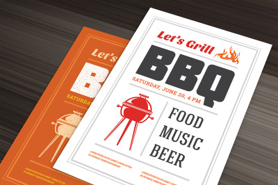 Barbecue Party Flyer Template