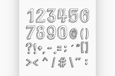 Numbers and symbols