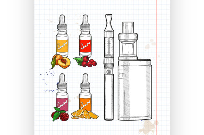 Vector set e-cigarette