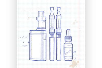 Vector set e-cigarette