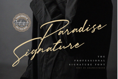 Paradise Signature Font