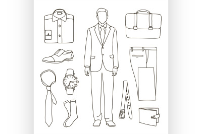 Classical businessman clothes