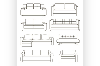 Sofa Icon Set