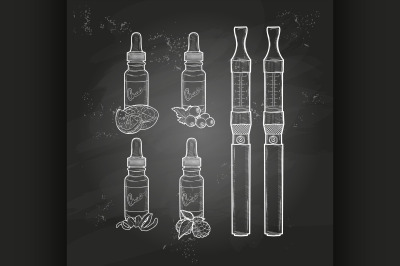 Vector set e-cigarette vape pen