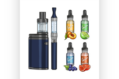 Vector set electronic cigarette