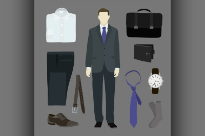 Classical businessman clothes