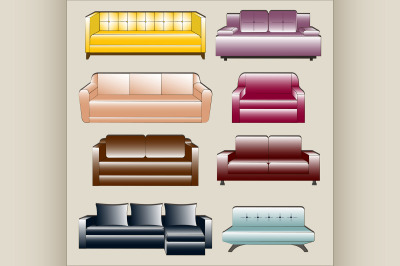 Sofa Icon Set