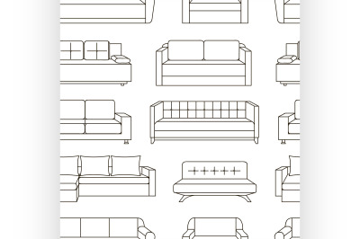 Sofa set pattern