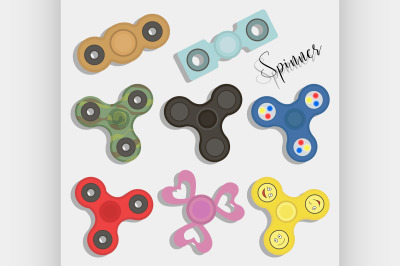 Fidget finger spinner set