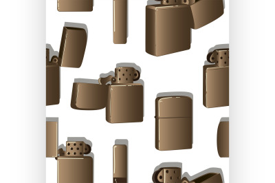 Metal windproof lighter pattern