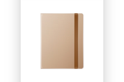 Blank Realistic template notebook