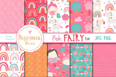 Pink fairy fun paper