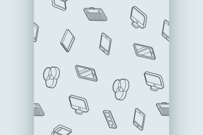 Design outline isometric pattern