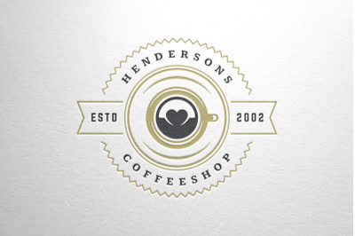 Coffee House Logo Design Template