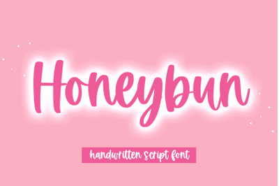 Honeybun - Handwritten Script Font