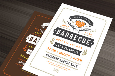 Barbecue Party Flyer Template