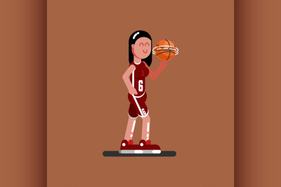 Bascketball female player