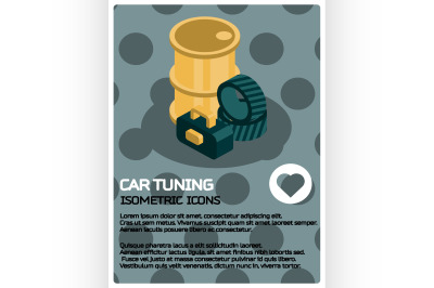 Car tuning color poster