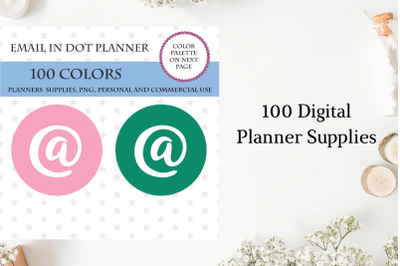 Email sign clipart in dot, Email Clip art Planner, E-mail clipart