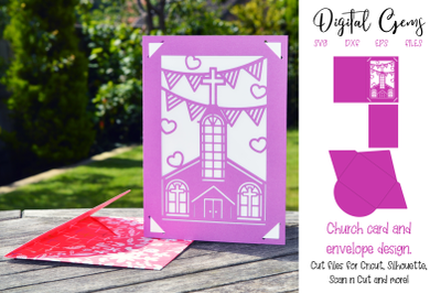 Church card and envelope design
